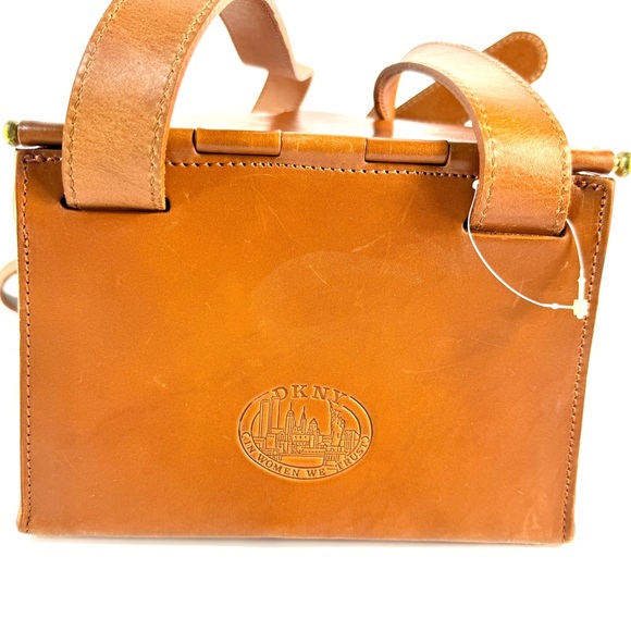 Donna Karan Tan Woven Crossbody Bag - Picture 7 of 11